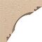 Ekena Millwork 10"W x 10"D x 10"H Wide Pescadero Rough Cedar Woodgrain TimberThane Corbel, Primed Tan CORUR10X10X10PECRCPR - alternate 2